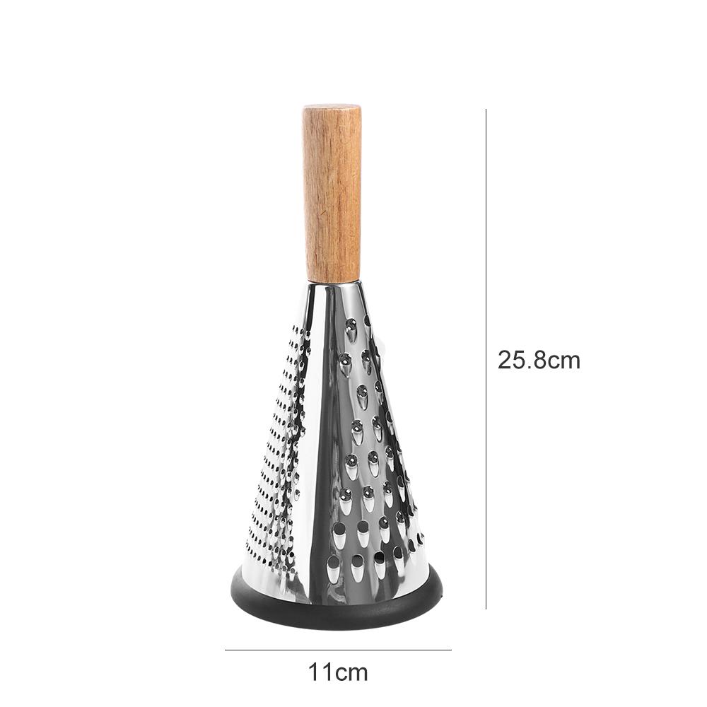 Stainless Steel Chopper Slicer Wooden Handle Shredder Peeler Vegetables Cutter Grater Carrot Grater