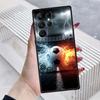 Moderne fodbold cool Til Samsung Galaxy S26 S25 S24 S23 S22 S21 S20 Ultra Plus FE 5G Sort Blød TPU Telefoncover