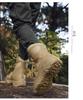 2022 Men's Waterproof Military Tactical High-Top Boots: Breathable Steel Toe Outdoor Footwear