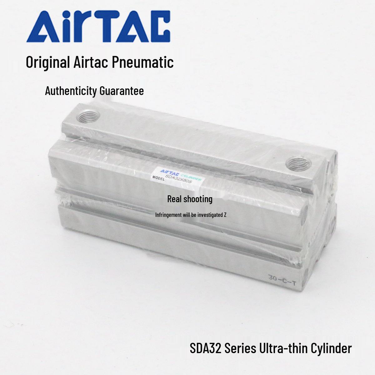 

AirTAC Slim Cylinder SDA32X80 Series External Thread without Magnet