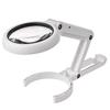 Loupe LED 5x 11x 8 / Loupe / Double usage - Support ou loupe pliable à main / Lampe de table Loupe super lumineuse
