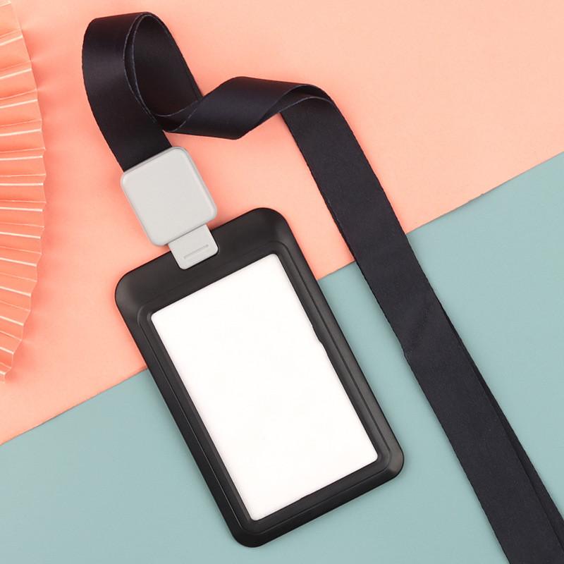 

Удобный держатель для карт с выдвижной катушкой для бейджа Персонал компании Больница Доктор Медсестра Рабочий держатель для карт чёрный