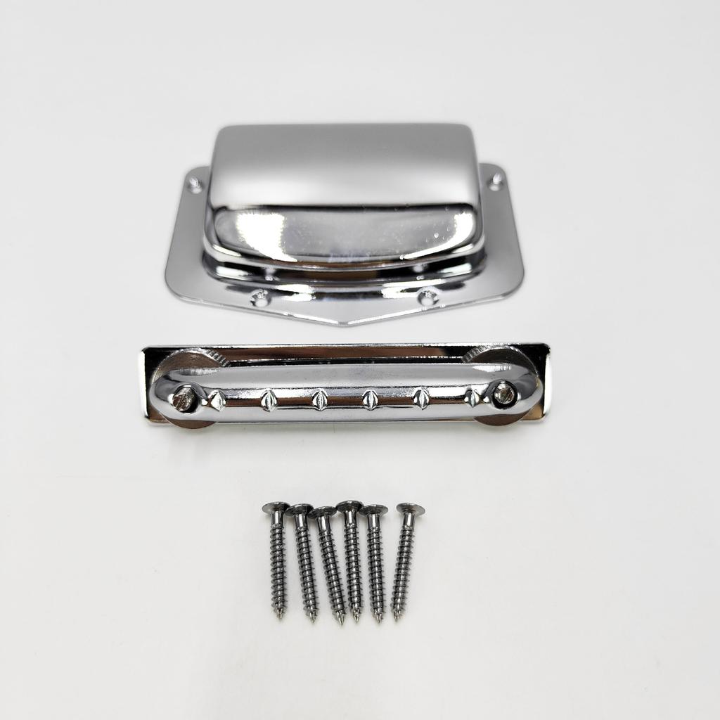 LP Adjustable Fixed Electric Guitar Bridge Tension Plate Bridge and Bridge Cover Protective Cover Bridge Housing