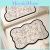 Mud Diatom Contemporary Washroom Floor Mats Bathroom Material Living Spaces