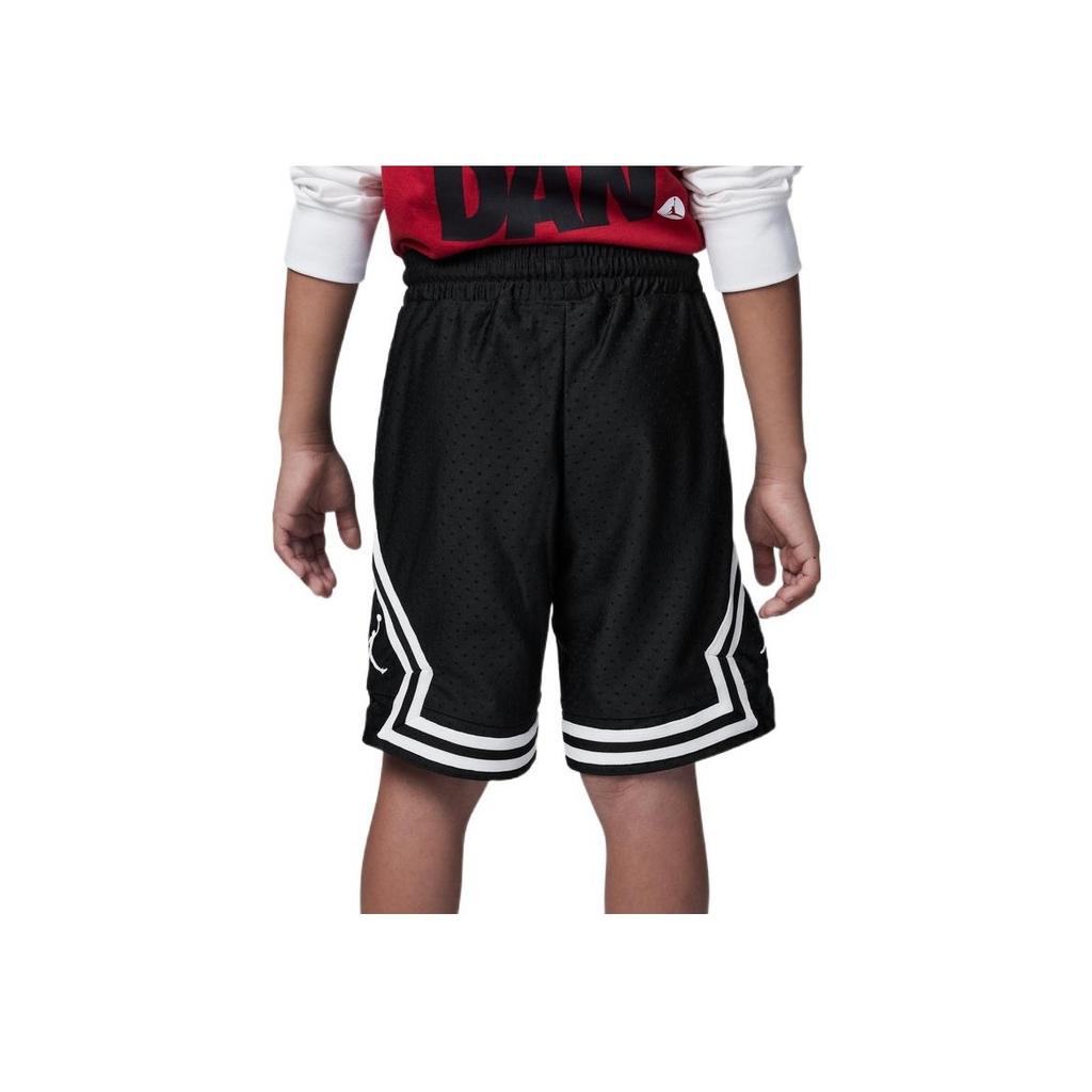 Jordan Logo Print Mesh Basketball Shorts Kids Bottoms Black DV0425-010