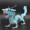 Aluminiumdraht Großer Chinesischer Drache Mythische Tiere Metallornament Handgeflochten Maskottchen Feng Shui Souvenir Handwerkskunst Dekoration