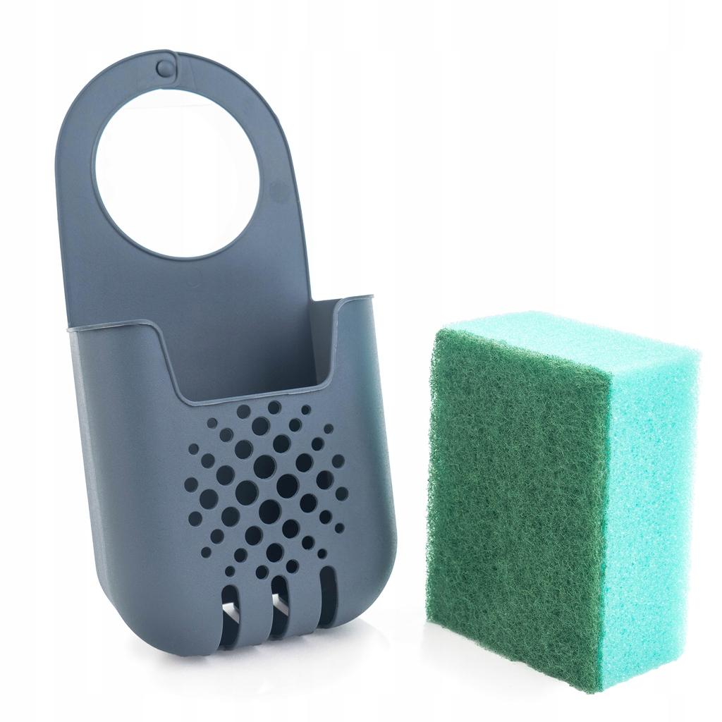 KADAX Kitchen Organizer for Sponge Holder for Sink with Sponge Utensil Holder