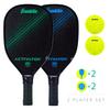 Franklin Sports Pickleball Paddle and Ball Set, Wooden Racket + Pickleball 2-Player Activator, USA Pickleball (USAPA) Approved, Multicolor