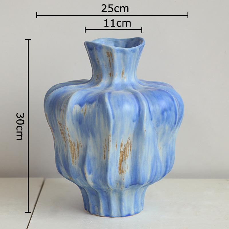 

Flower Bud Irregular Ceramic Vase Creative Plant Pot Table Decoration Flowers Arrangement Floral Vases Room Aesthetic Decor