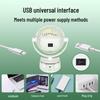 AUCMA Portable USB Desk Fan CN Plug (adapter Included)