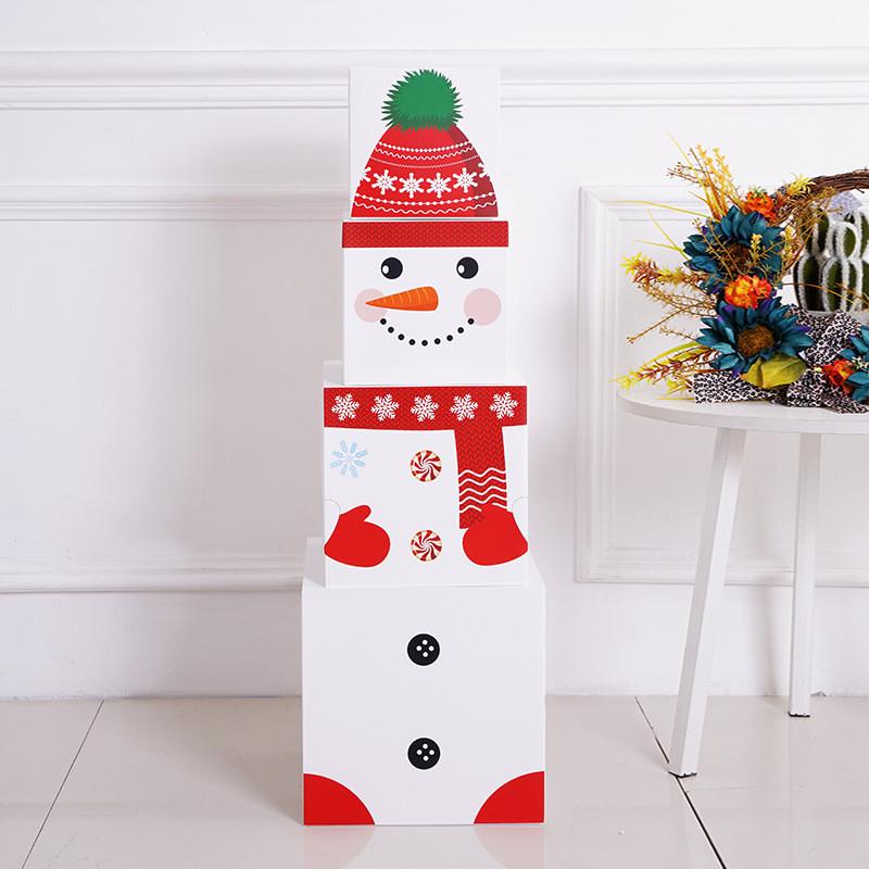 Bunte Nussknacker Stapelboxen Ideal für Weihnachtsdekoration und Partyarrangements