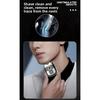 Double Head Mini Electric Shaver Magnetic Floating Men's Beard Trimmer  Travel Use