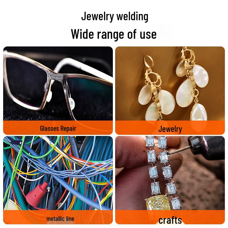 Schmuck Desktop-Laserschweißgerät für Gold- und Silberringe und Halsketten - Handheld-Punktschweißgerät