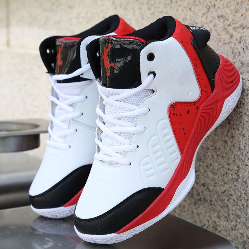 Buy Men Basketball Shoes Sports Air Cushion Basketball Sneakers Anti