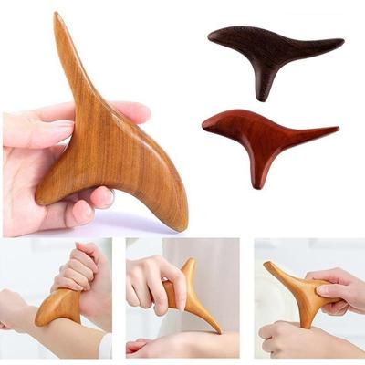 1PC Wood Trigger Point Massage Gua Sha Tools Professional Lymphatic Drainage Tool Wood Therapy Massage Tools For Back Leg Hand Face