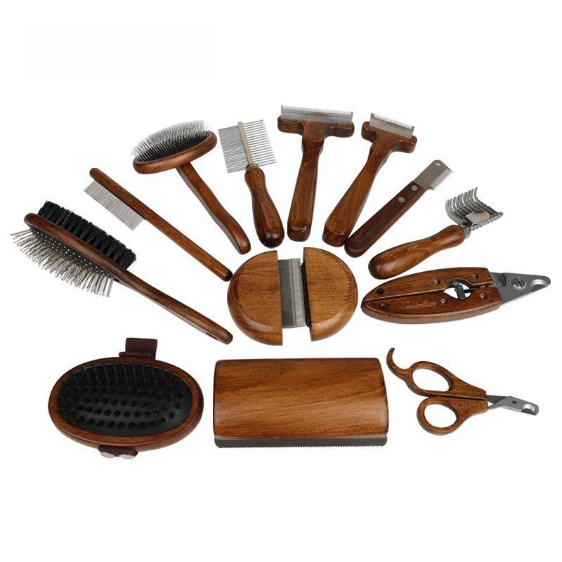 

Антикварная расческа из цельного дерева для кошек и собак 62 teeth chopstick comb