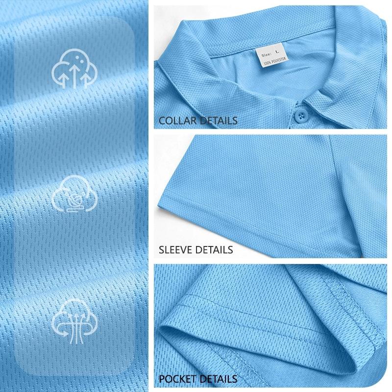 Men's Sporty Breathable Mesh Button-Up Pure Color Casual Shirt Summer Loose Fit Polyester Dry-Moisture Wicking Short Sleeve