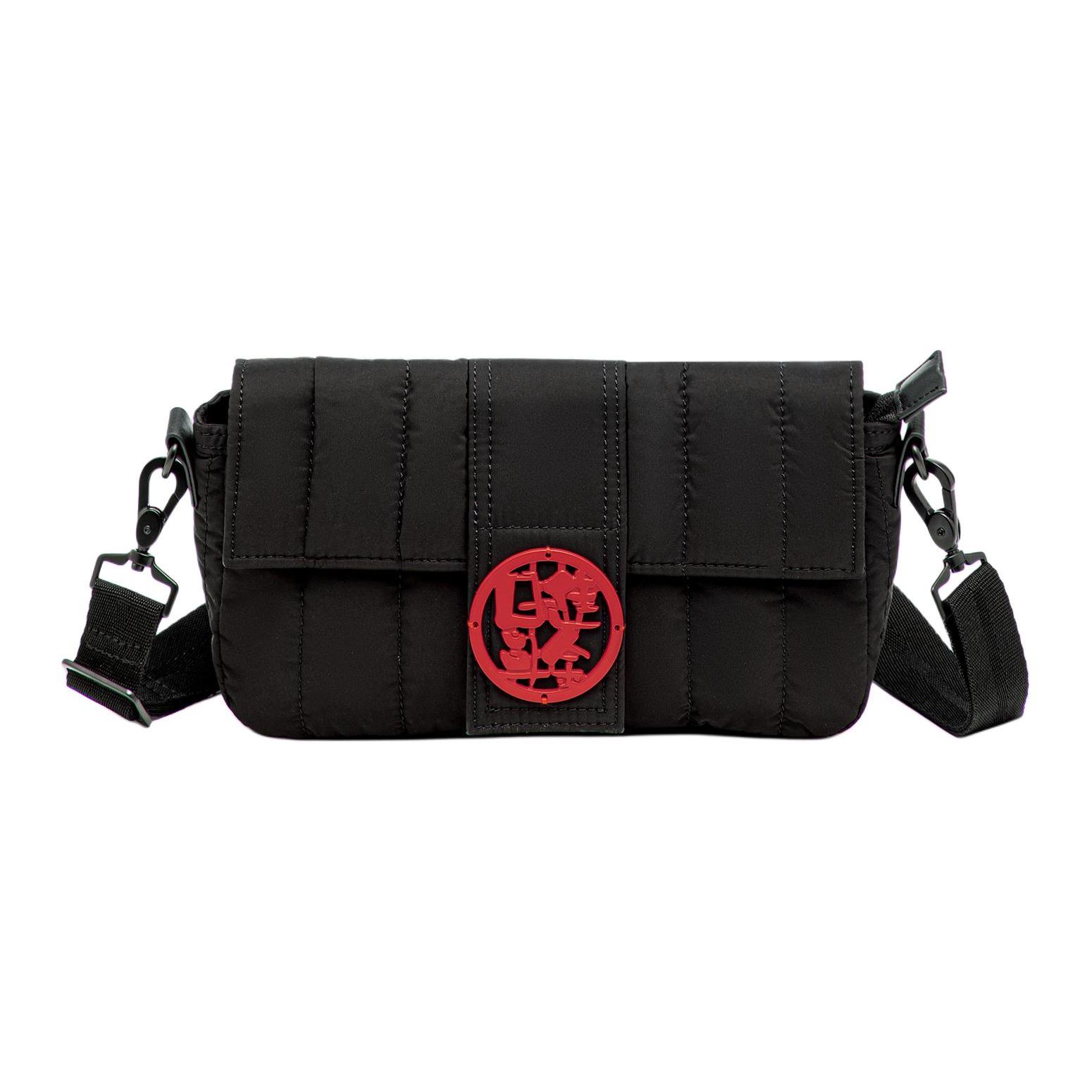 

New LiNing Rijin Doujin Collection Polyester Portable Crossbody Bag Shoulder Bag Regular Unisex Black ABDU001-1 23.1*6.6*12.4CM