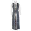 Women's Denim Skirt and Vest Set – European & American Handmade Distressed Style with High Slit