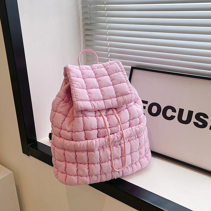 Simple Cloud Style Womens Puffy Backpack With Durable Polyester For City Commuting And Casual Outings