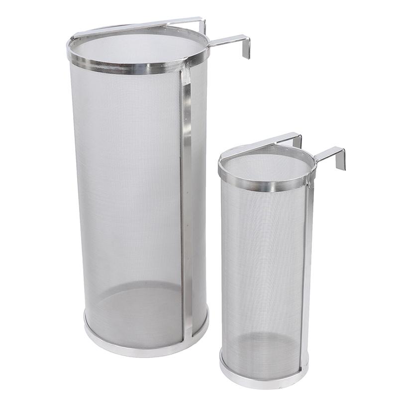 300 Micron Stainless Steel Brew Beer Hop Mesh Filter Strainer With Hook