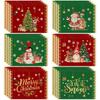 Christmas Snowman & Santa Claus Cotton Linen Placemats – Festive Table Heat Insulation Pads