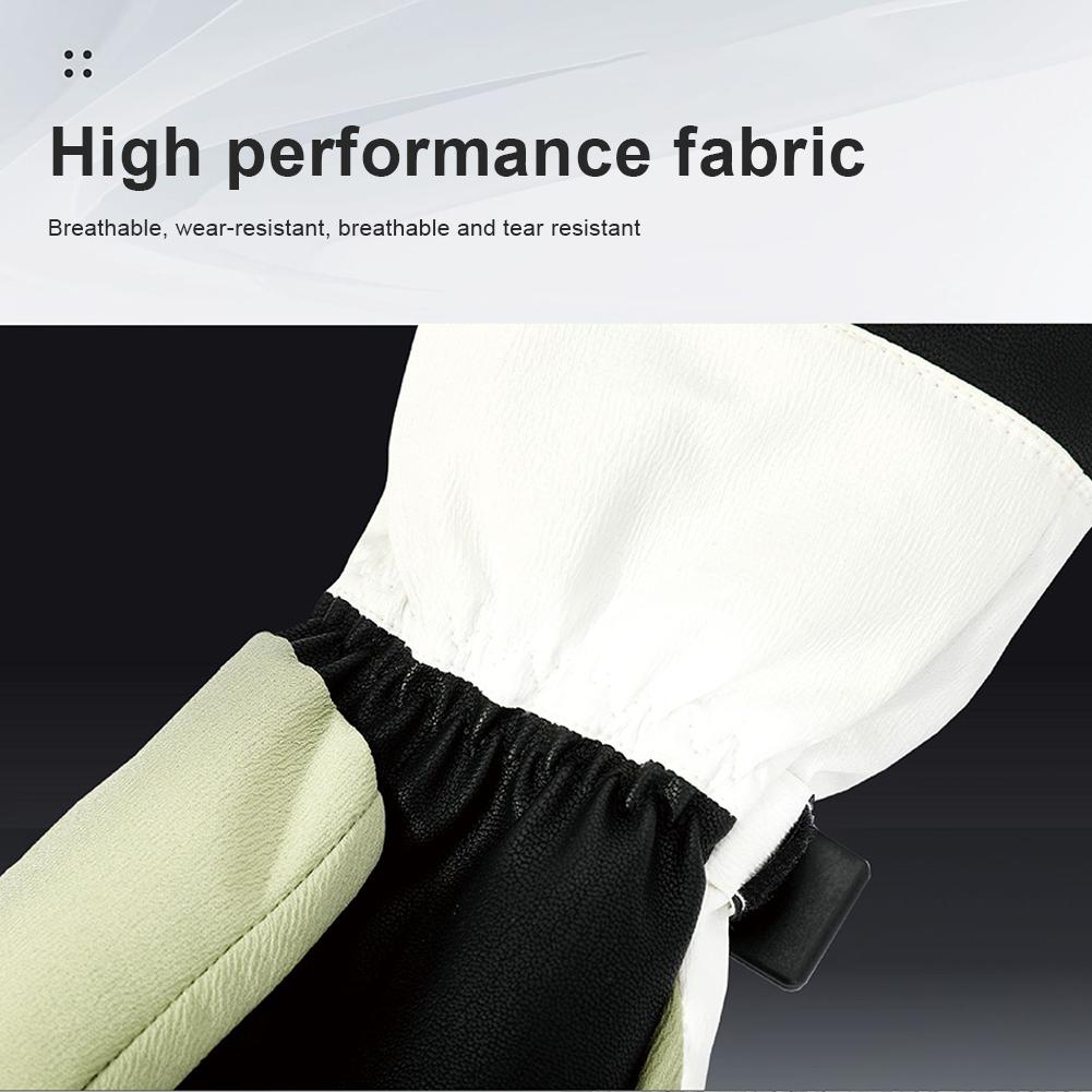 Winter Cycling Gloves Ski Gloves Water Resistant Touch Screen Thermal Riding Gloves Padded Sports Gloves for Running Cycling