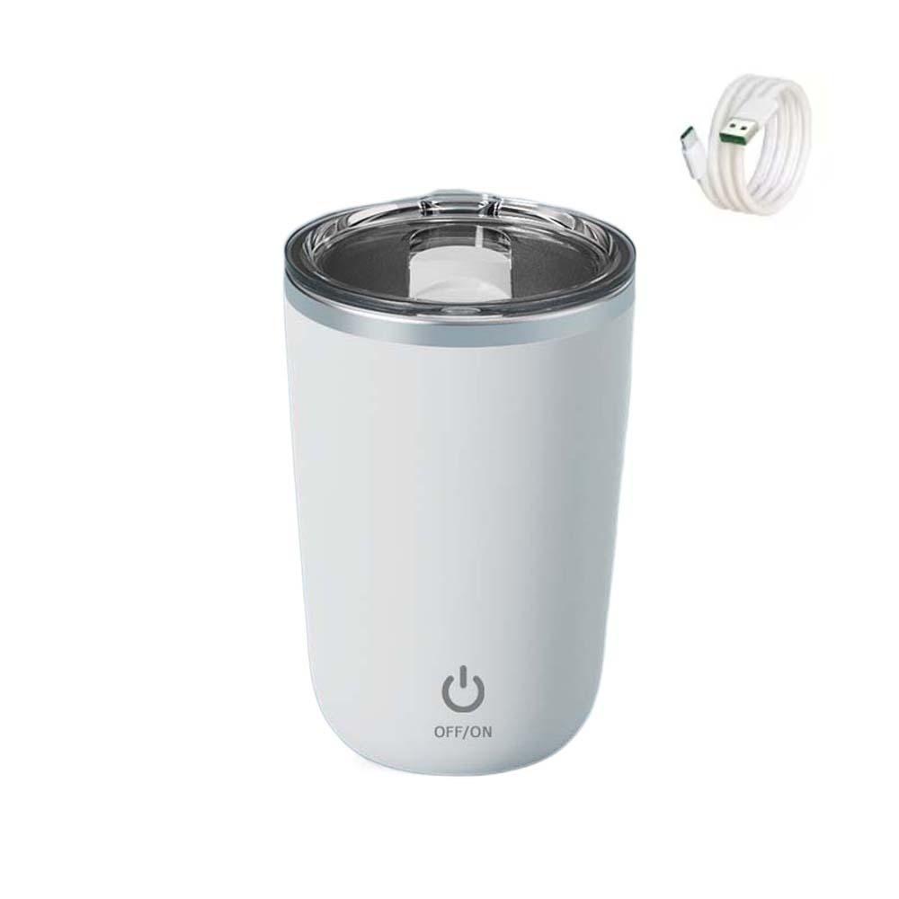 304 Stainless Steel Electric Mixing Cup Magnetic Stirring Coffee Cup Automatic Mixing Mugs Work