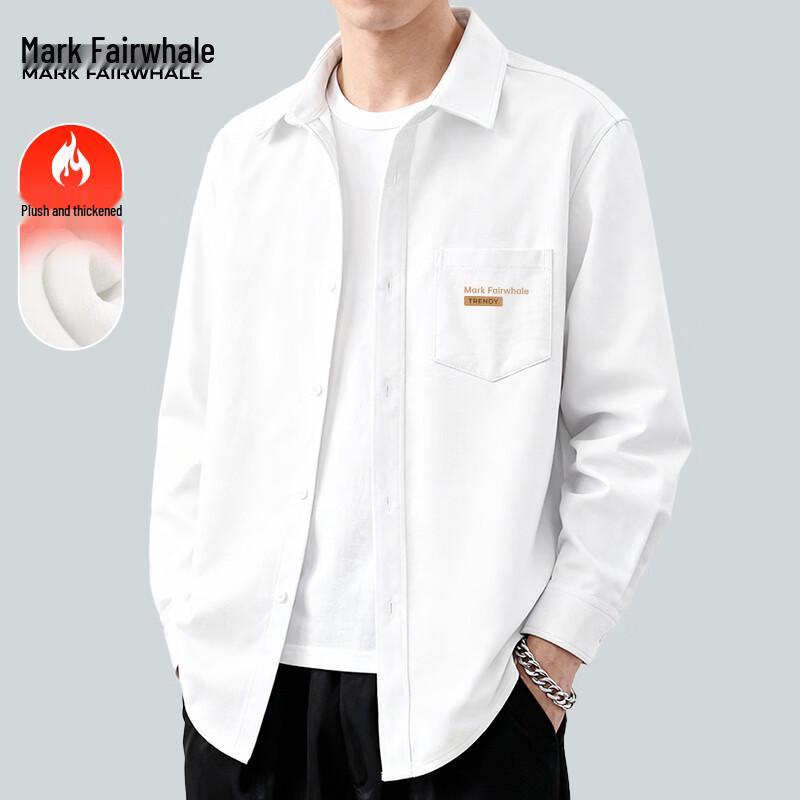 Mark Fairwhale Men s Premium Oxford Fleece-Lined Shirt M