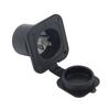 125V 15A RV Power Inlet Plug 5-15P 3-Pin RV Shore Power Receptacle Inlet Flanged Plug With Waterproof Cover For RV Boat Trailer