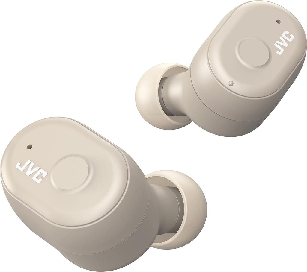JVC Kenwood HA-A11T-T True Wireless Earbuds, Compact and Lightweight (5.2g), 28-Hour Playtime, Ambient Sound Capture, Waterproof, Bluetooth Ver. 5.1
