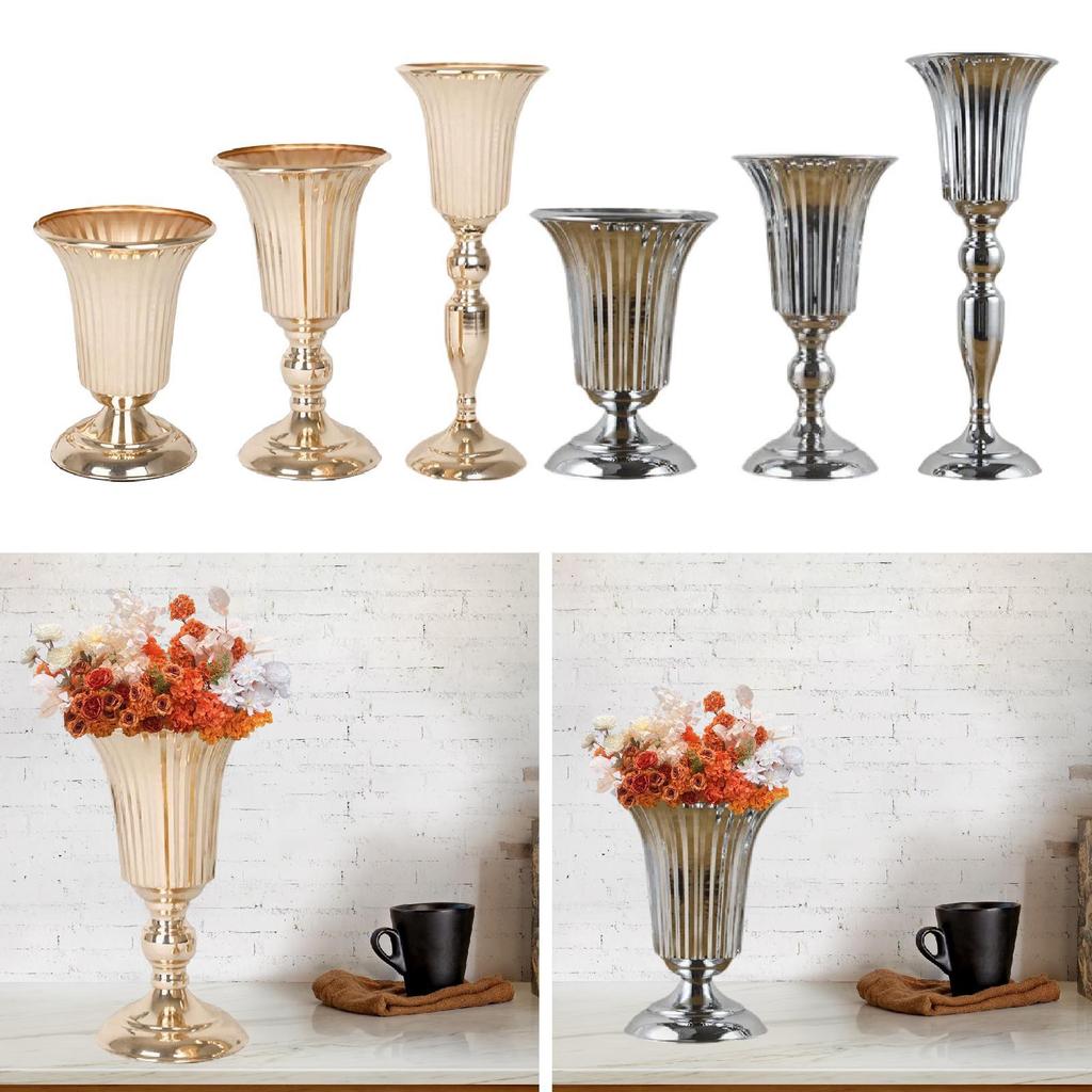 Wedding Flower Vase Bouquet Vase Decoration Candlestick Flower Stand for Dining Room Hotel Birthday Anniversary Reception