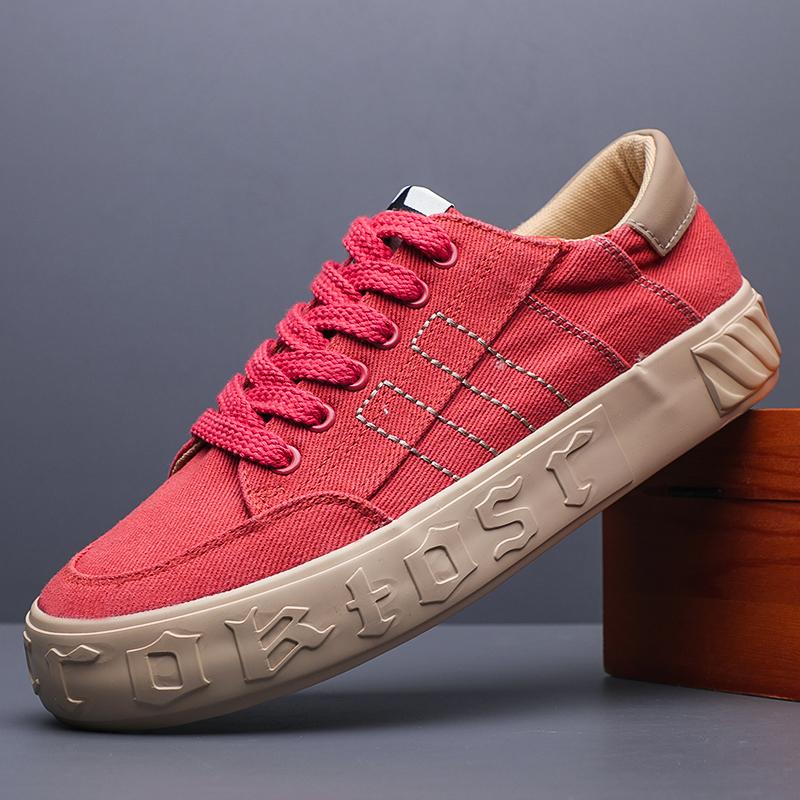 Fashion Spring Summer Men's Casual Boat Shoes Lightweight Slip-on Driving Shoes Men Low-cut Breathable Canvas Men Shoes Loafers SS24806