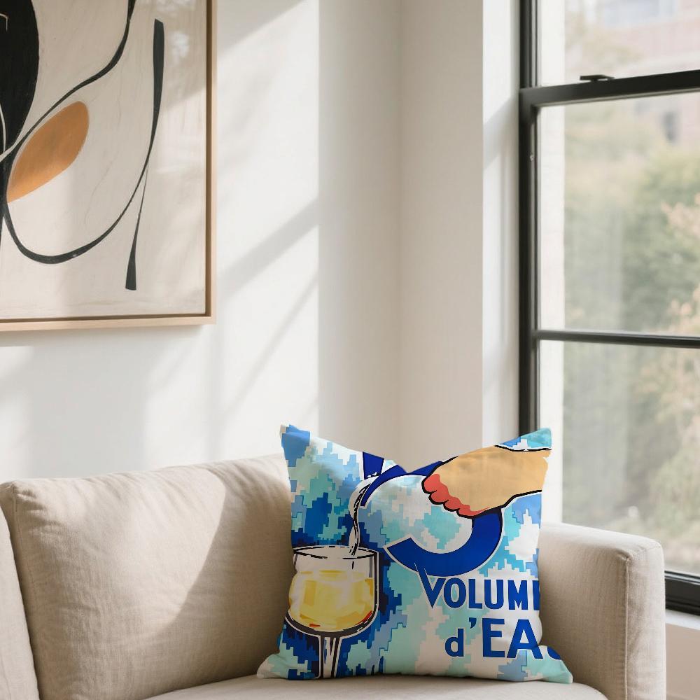 

cushion cover For B-Beer Sofa Car Office Cafe Soft R-Ricard And Comfortable Double-Sided Printing Pillow Cover 30cmx30cm