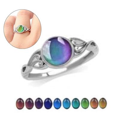 Party Geschenk für Frauen Mädchen Neue Mode Farbwechsel Ringe Leuchtende Temperatur Kontrolle Stimmung Ring