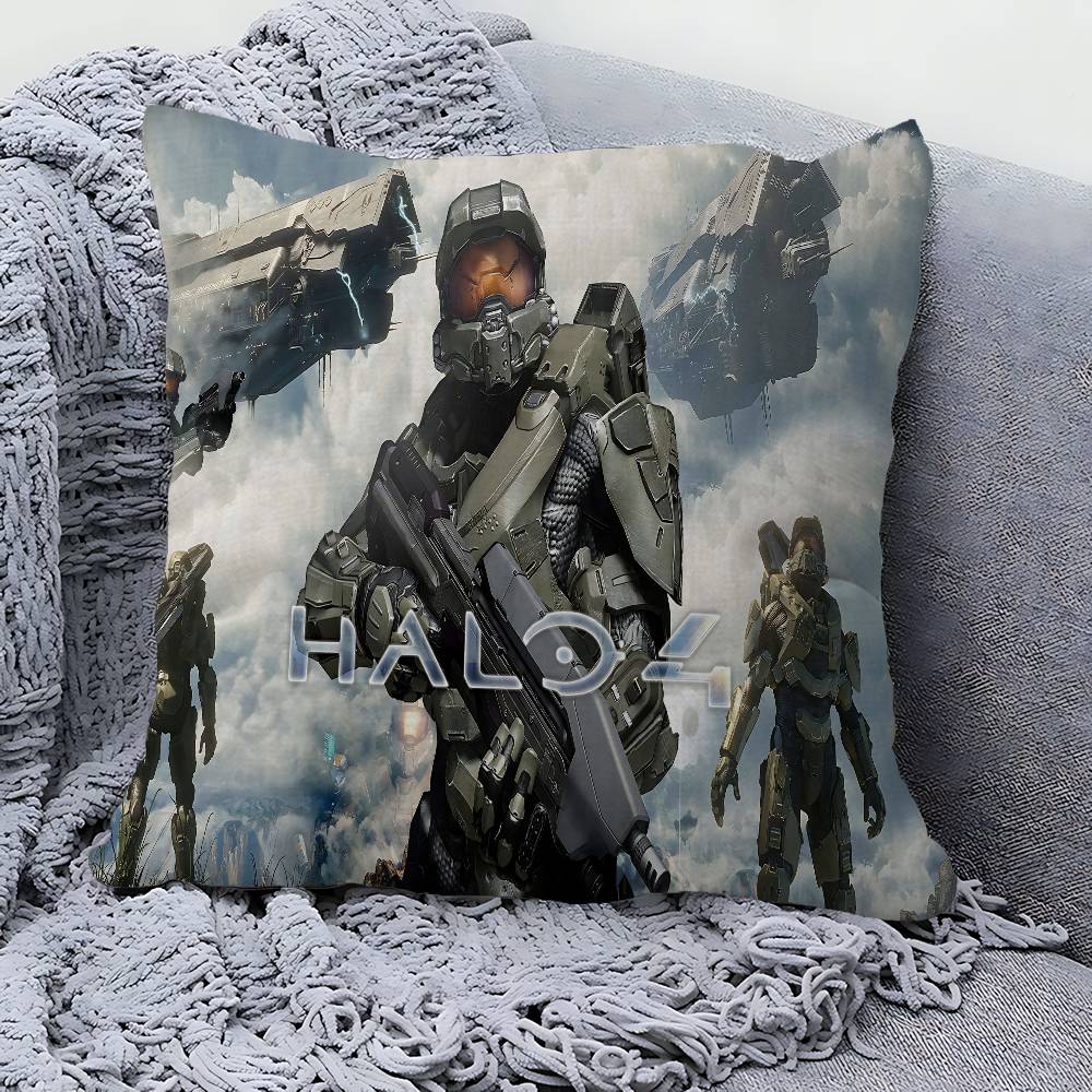 SCI-FI H-HALOS FPS GAME Personalized Pillow Dust Cover Bedroom Kids Party Decoration Pillowcase Birthday Children Gift