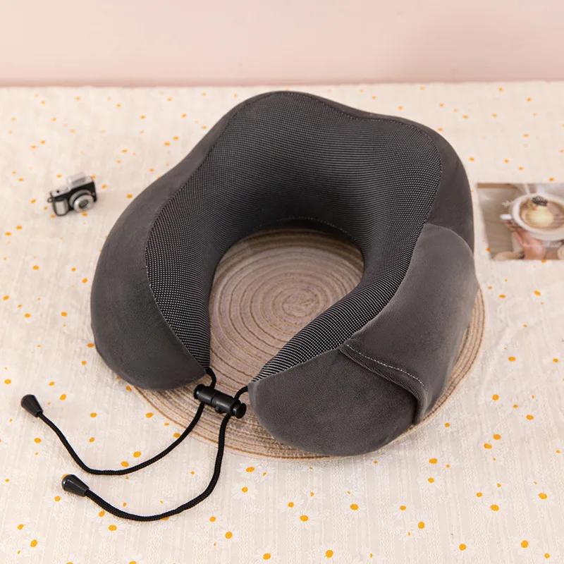 Slow Rebound Travel Pillow,U-shaped Headrest Neck SupportPillow,Nap Pillow Travel Airplane For Office Travel Airplane Amagi