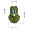 Masque Capuche de Sablage avec Fenêtre Transparente, Anti-Poussière Coupe-Vent pour Ponçage, Peinture & Travaux de Ciment
