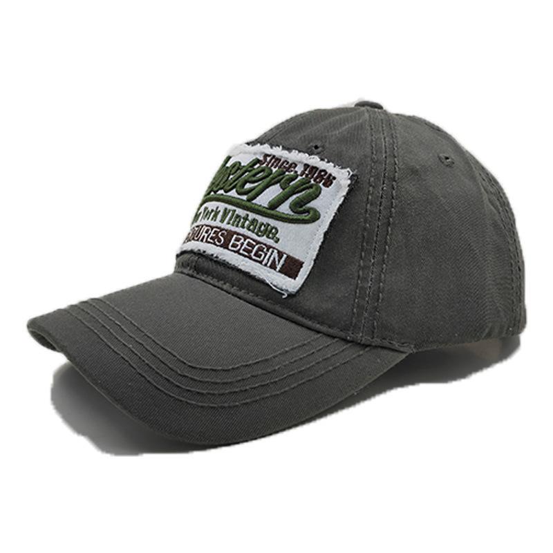 

Unisex Cotton Washed Baseball Cap Men Western Vintage Fashionable 4 Season Wear Casual Outdoor Military Training Caps Male One Size