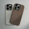 Metal Lens Flannel Fiber Magnetic Shockproof Leather Case For iPhone 17 Air 16 15 14 13 12 Pro Max Magsafe Wireless Charge Cover