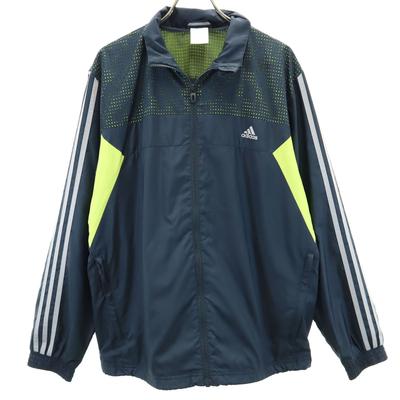 Adidas Windbreaker M Navy Mesh-lined Jersey Men's Used