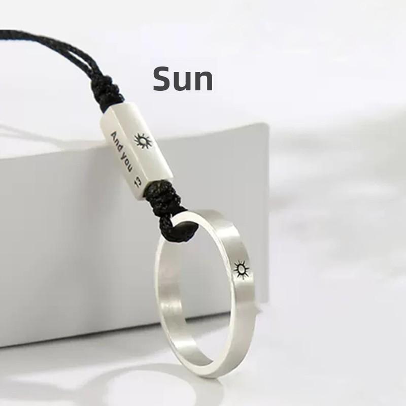 New Ring Buckle Mobile Phone Lanyard Couple Pair Pendant Key Hook Finger Buckle Anti-lost Rope Ring Woman