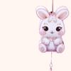 Cute Festival Lantern Material Kits DIY Craft Cartoon Rabbit Lamps  Women