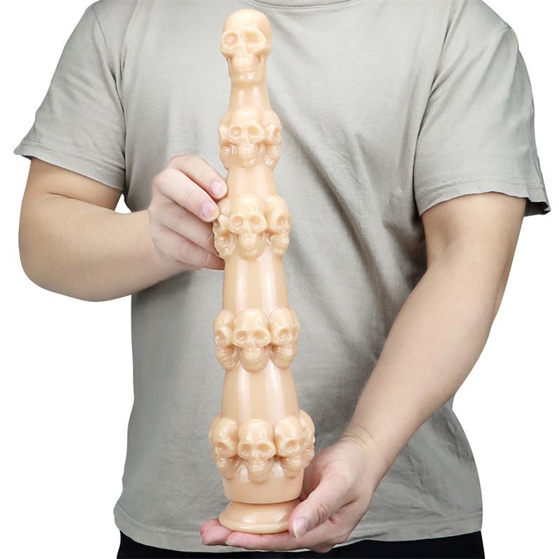 Skull and Crossbones Anal Plug Female Anal Asshole Sex Products Expansion Equipment Hardcore Masturbation Chrysanthemum Anus