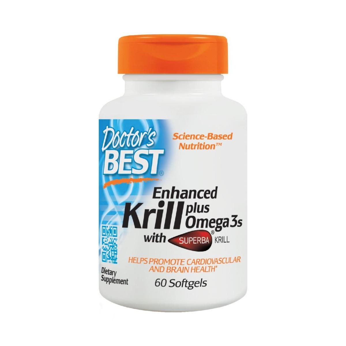 

Enhanced Krill Plus Omega 3s, 60 Softgels