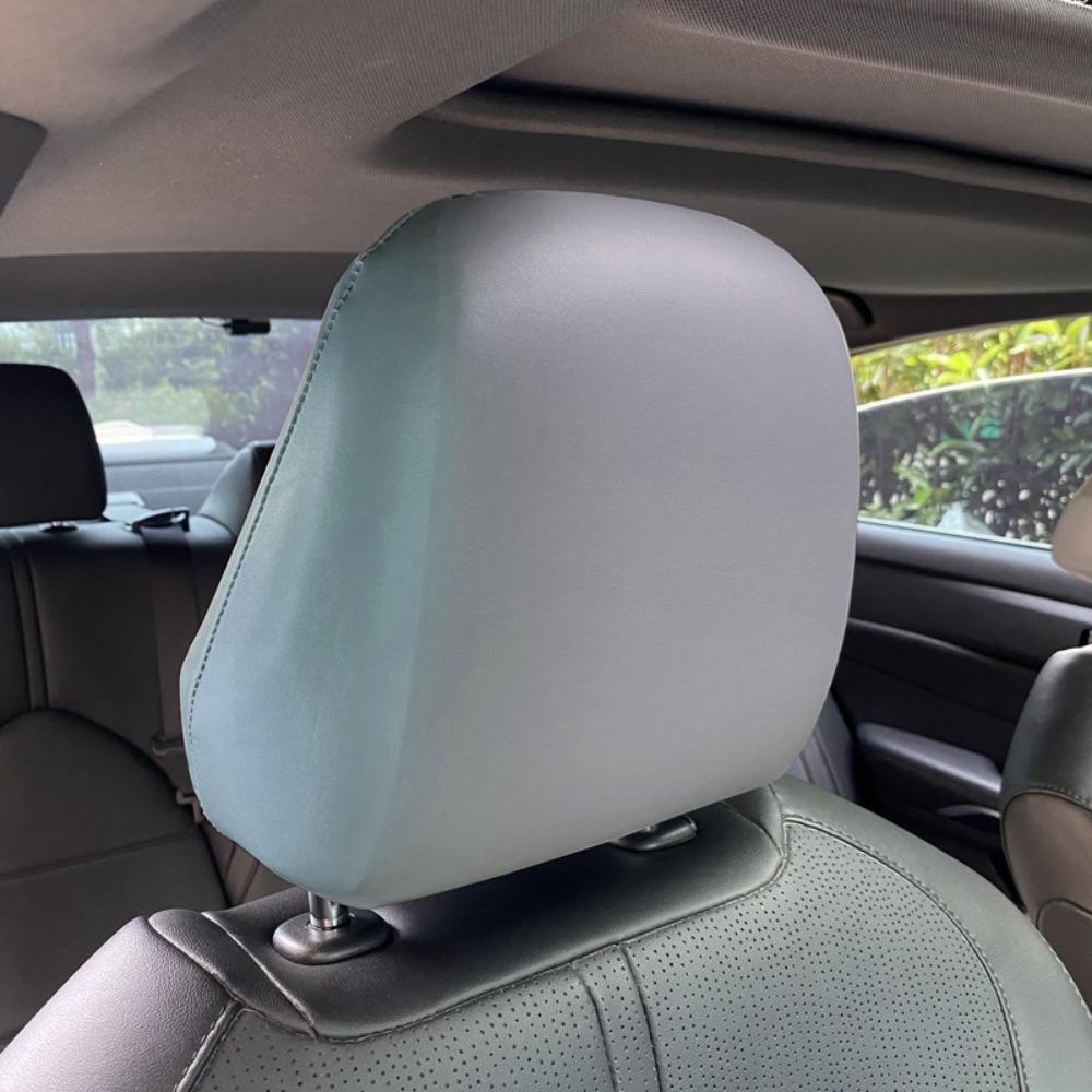 

Waterproof Elastic Auto Pillowcase Front Seat Headrests Dust Cover New Car Headrest Cover Truck серый