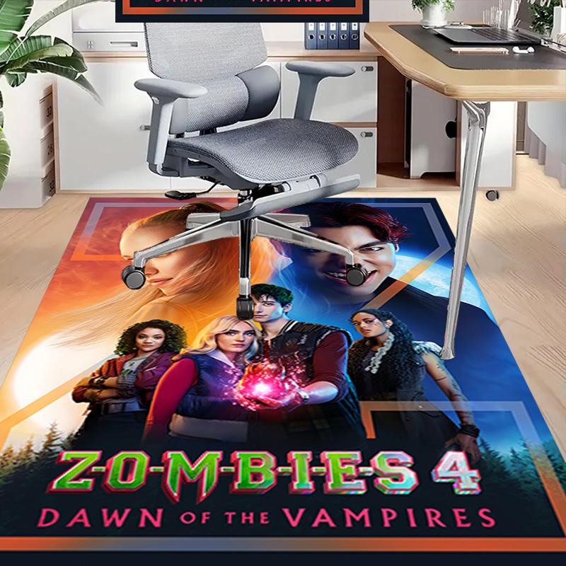 Zombies Vs Vampires Dawn Carpet For Playroom Bedroom Living Room Sofa Home Decorkids Game Area Rug Nonslip Floor Mat