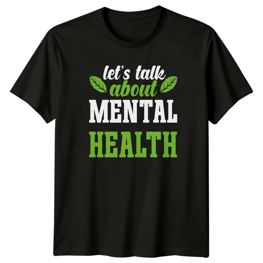 Lets Talk About Mental Health T-Shirt Wellbeing Support Mental Health Awareness
