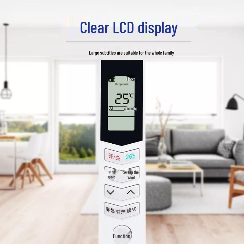 Risen RN08-26 Universelle Fernbedienung für Midea Wand- & Zentral-Klimaanlagen