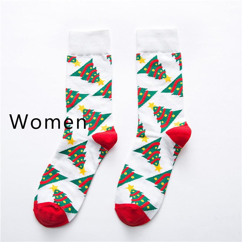 Women Socks Casual Winter Christmas Socks Thickened David's Deer Socks Cotton Cartoon Warm Lady Christmas Socks Gift Elk Socks
